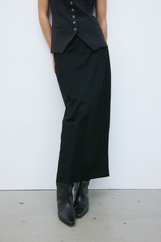H&M + Twill Pencil Skirt