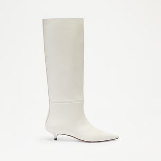 Russell & Bromley + Sleek Leather Low-Heel Boots