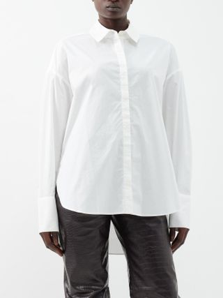 Staud + Colton Cotton-Poplin Shirt