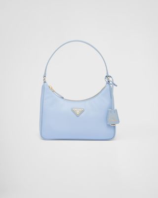 Prada + Prada Re-Edition 2005 Re-Nylon Mini Bag in Light Blue