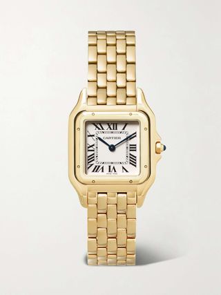 Cartier + Panthère De Cartier 27mm Medium 18-Karat Gold Watch