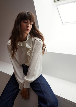 & Other Stories + Oversized Silk Blouse