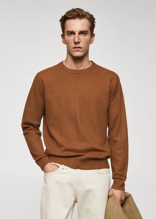 Mango + Structured Cotton Sweater