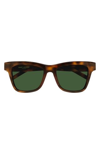 Saint Laurent + 52mm Cat Eye Sunglasses