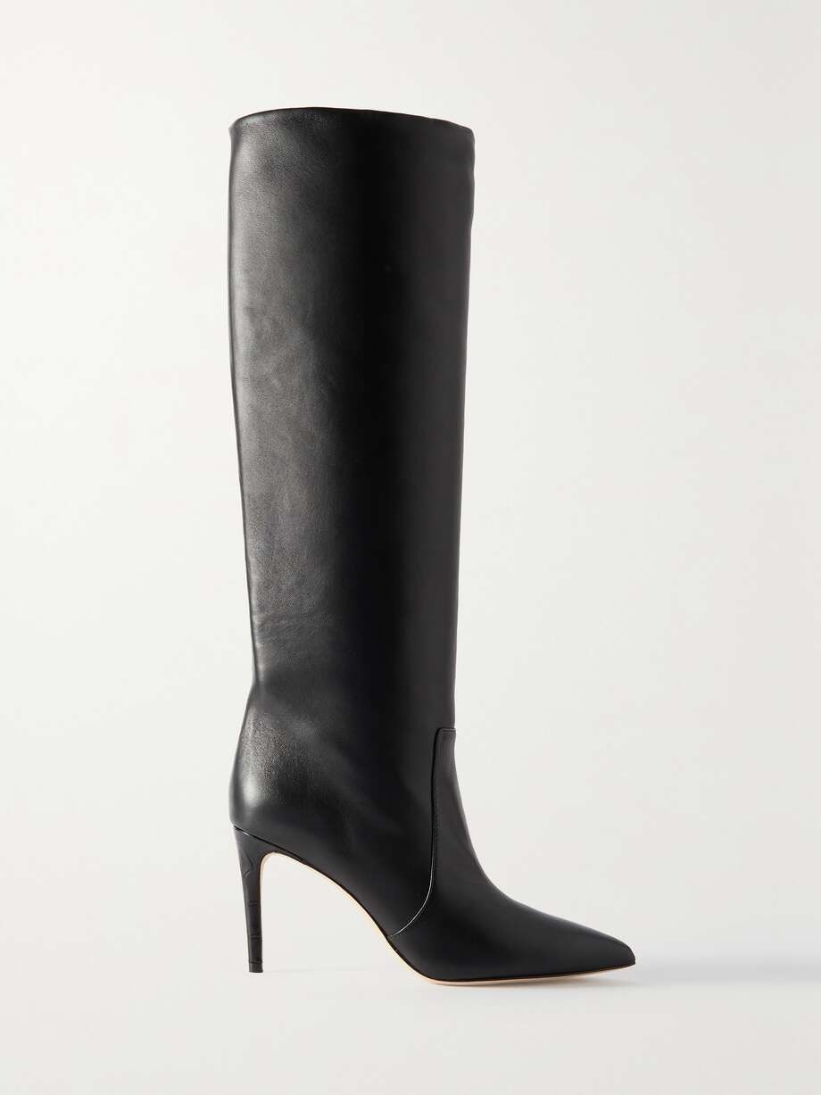 Paris Texas + Stiletto Leather Knee Boots
