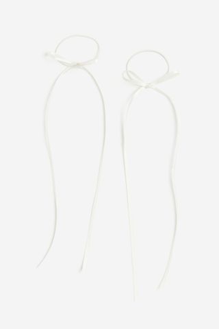 H&M + 2-Pack Bow-Detail Hair Elastics