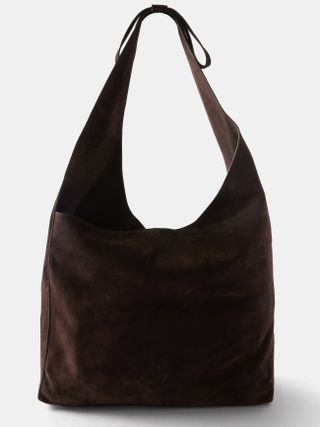 Reformation + Vittoria Oversized Suede Shoulder Bag