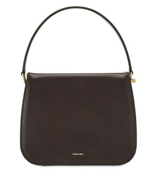 Ferragamo + Small Frame Leather Top Handle Bag