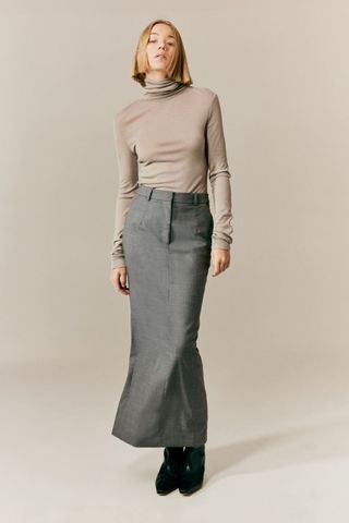 H&M + Wool-Blend Pencil Skirt