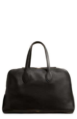 Khaite + Large Maeve Leather Weekend Bag