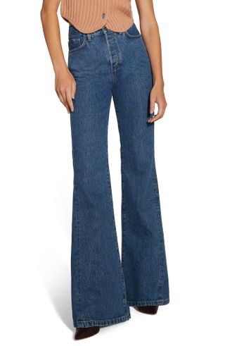 Favorite Daughter + The Valentina Super High Waist Flare Jeans