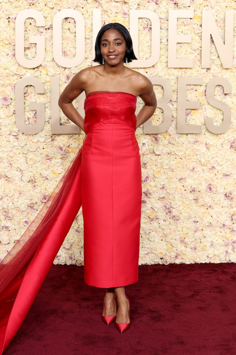 The One Trend That Dominated the Golden Globes Red Carpet Who What Wear