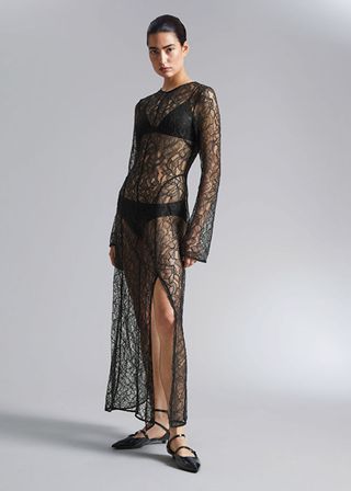 & Other Stories + Lace Maxi Dress
