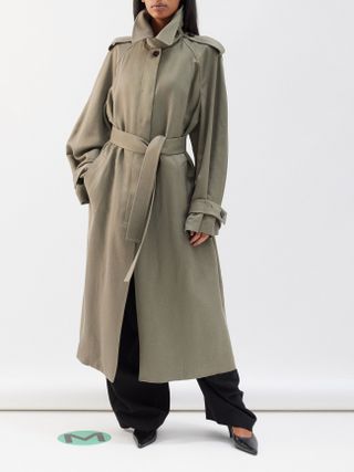 Raey + Belted Fluid Trench Coat