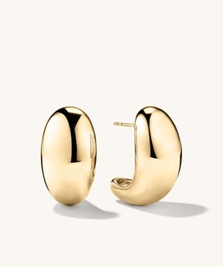 Mejuri + Mega Dôme Earrings in Gold Vermeil