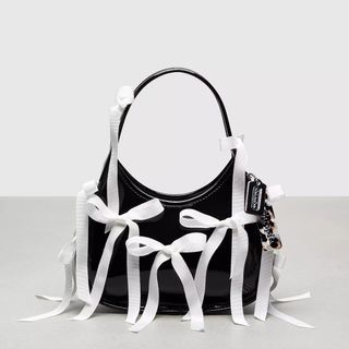 Coachtopia + Crinkle Patent Leather Ergo Bag With Bows