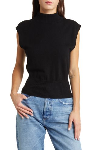 Reformation + Arco Sleeveless Cashmere Sweater
