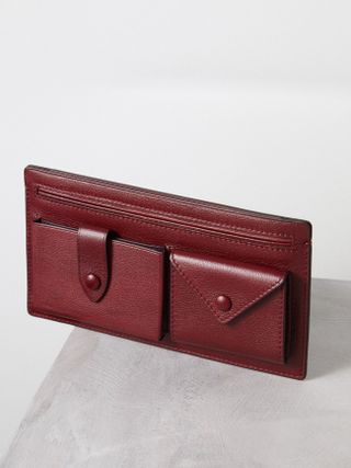Métier + Logo-Stamped Leather Wallet