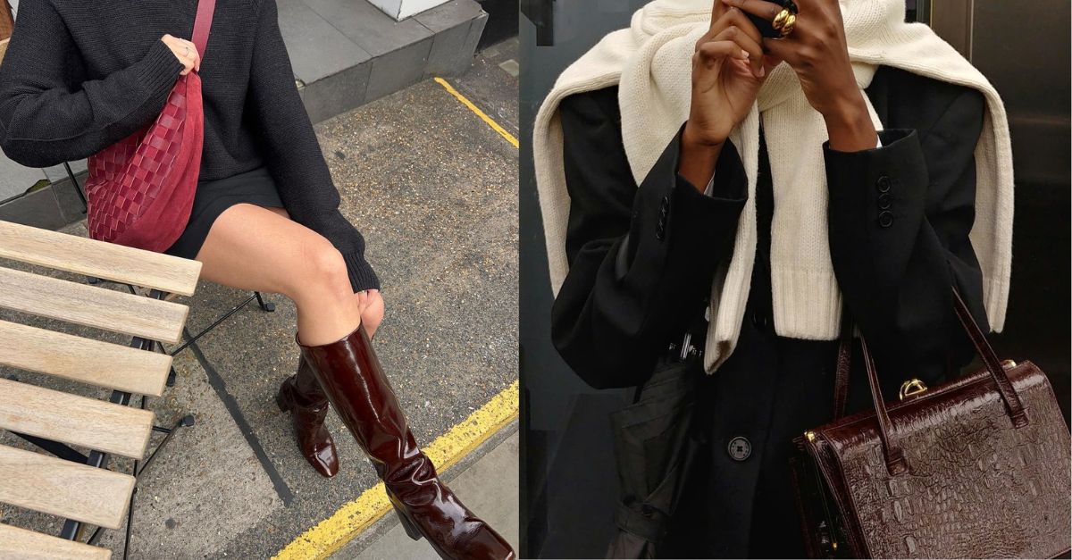 The Burgundy Accessory Trend Makes Every Outfit Look Chic | Who What Wear