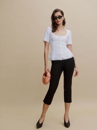 Reformation + Posie Pedal Pusher Pant
