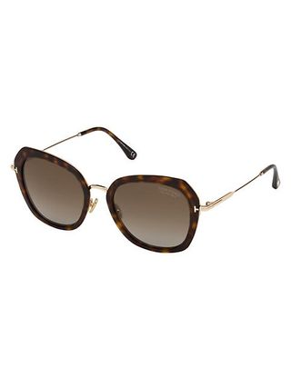 Tom Ford + Kenyan 54MM Butterfly Sunglasses