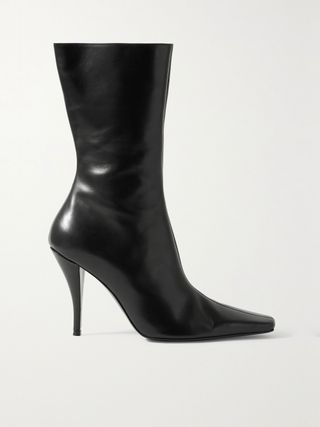 The Row + Shrimpton Leather Ankle Boots
