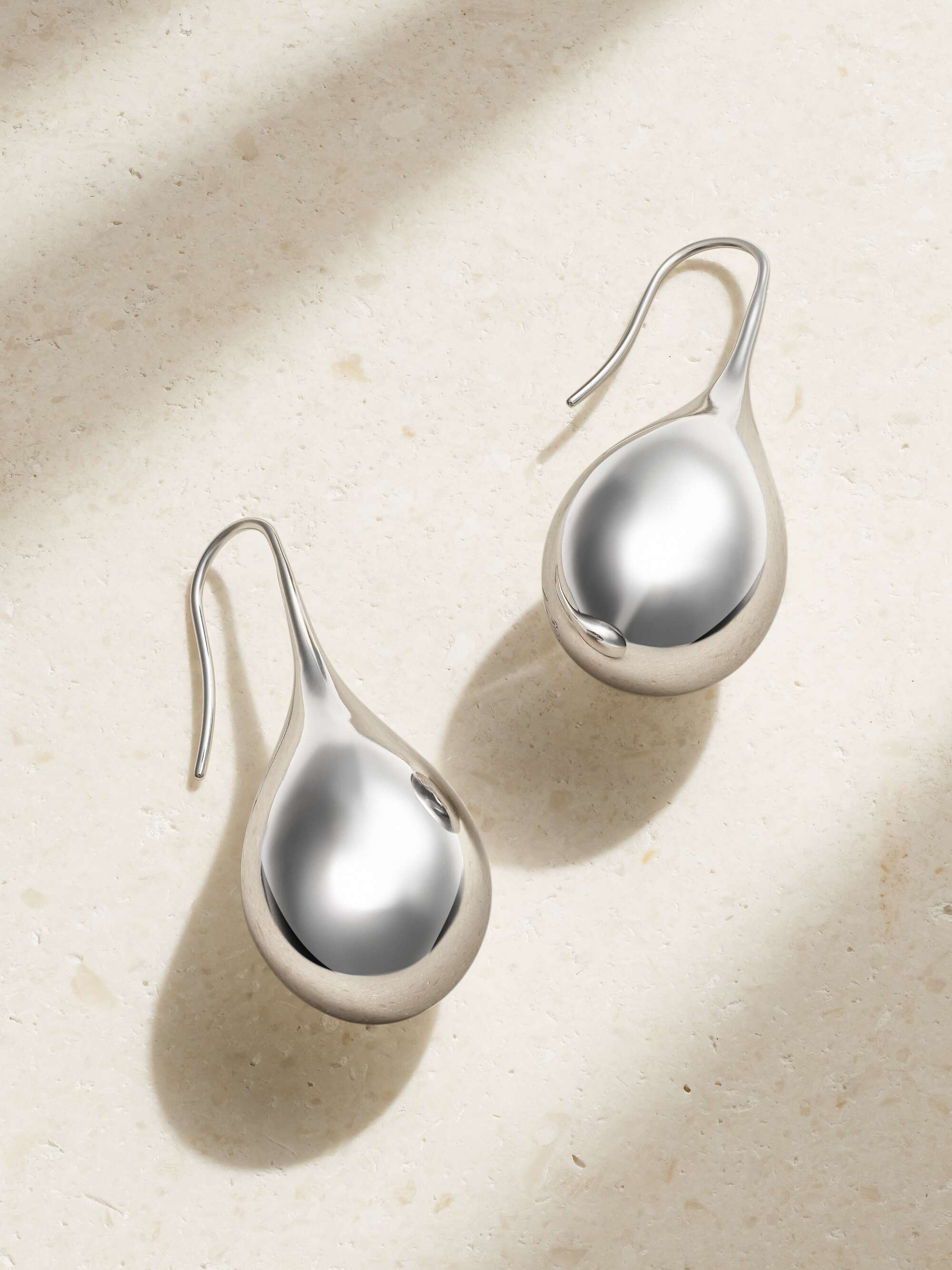 By Pariah + Drop Large Recycled Sterling Silver Earrings