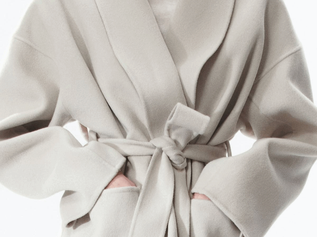 H&M's New TieBelt Wool Coat Looks Incredibly Expensive Who What Wear