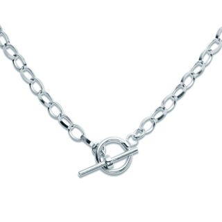 Wellesley Row + Toggle Choker Necklace in Sterling Silver