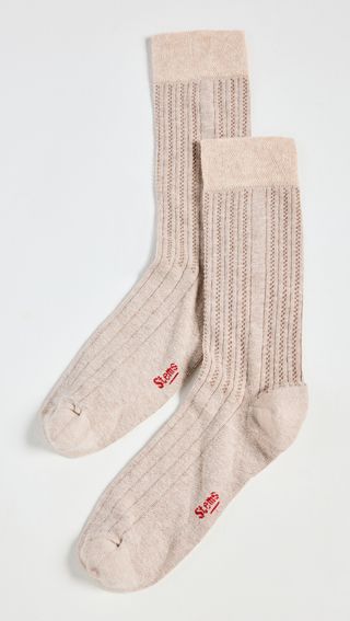 Stems + Lola Cashmere Comfort Crew Socks