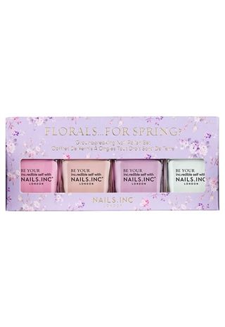 Nails. Inc + Florals for Spring 4-Piece Nail Polish Set