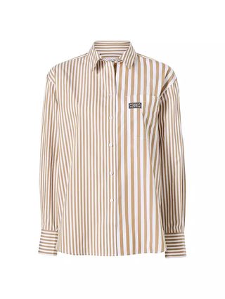 Lacoste x Bandier + Stripe Poplin Shirt