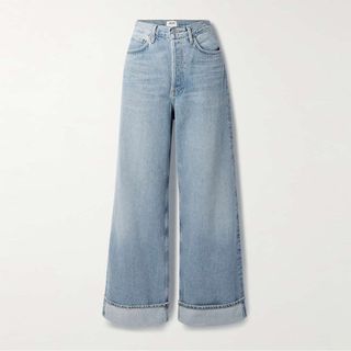 Agolde + Dame High-Rise Wide-Leg Jeans