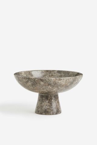 H&M + Marble Pedestal Bowl