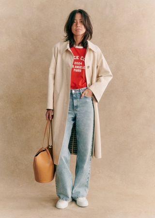 Sezane + Clyde Trench Coat