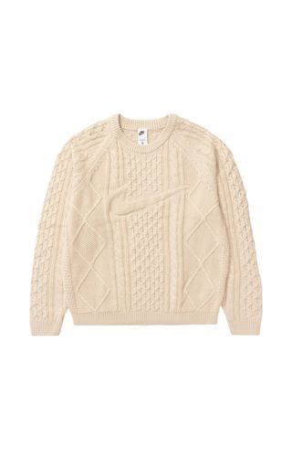 Nike + Life Cable Knit Sweater