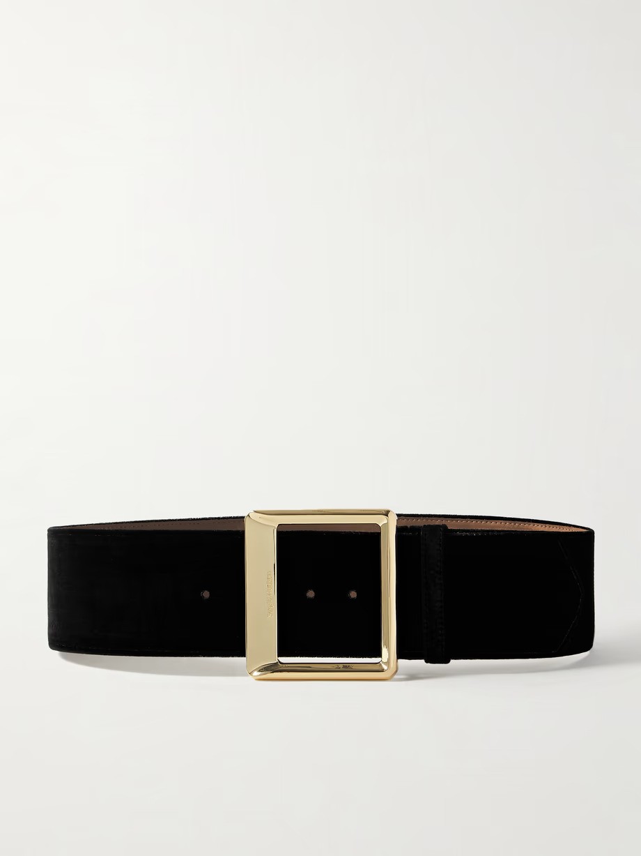 Sergio Hudson + Velvet Waist Belt