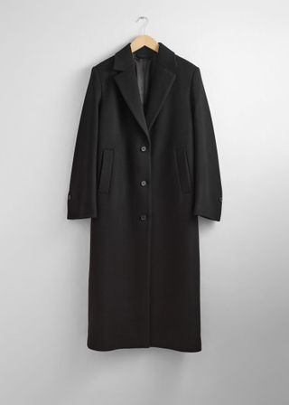 & Other Stories + Single-Breasted Wool Coat