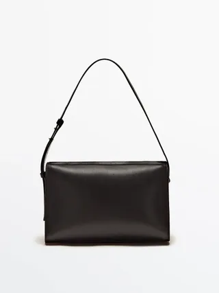 Massimo Dutti + Plain Leather Bag
