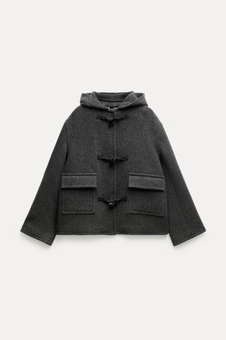 Zara + Manteco Wool Toggle Jacket
