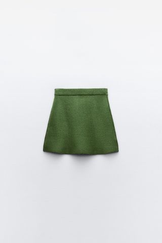 Zara + Knit Mini Skirt