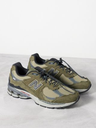 New Balance + 2002rd Suede and Mesh Trainers