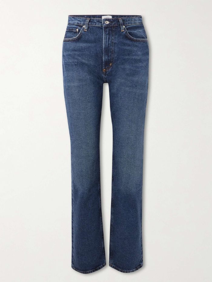 Citizens of Humanity + Zurie High-Rise Straight-Leg Jeans