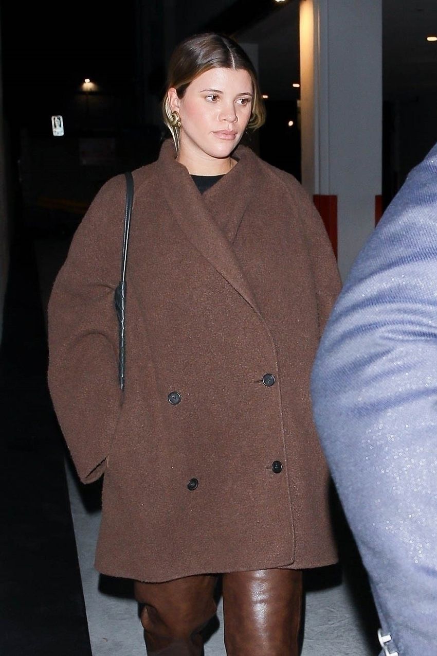 Sofia Richie's Brown Leather Pants Are on Sale at Nordstrom | Who What Wear