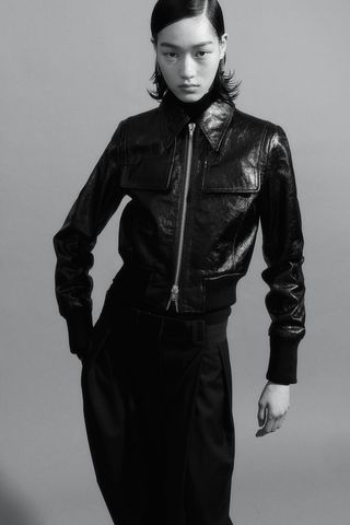 H&M + Leather Biker Jacket
