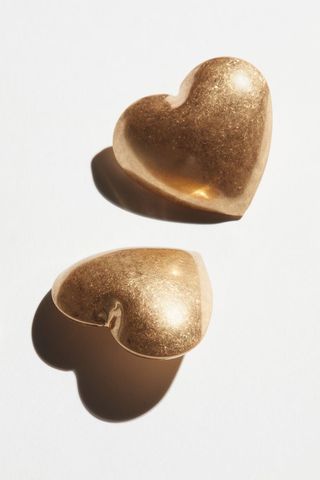 H&M + Heart-Shaped Earrings