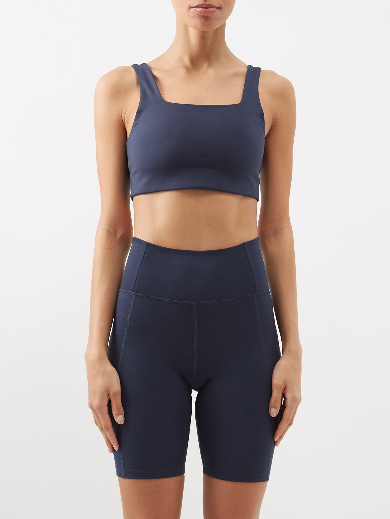 Girlfriend Collective + Tommy Square-Neck Sports Bra