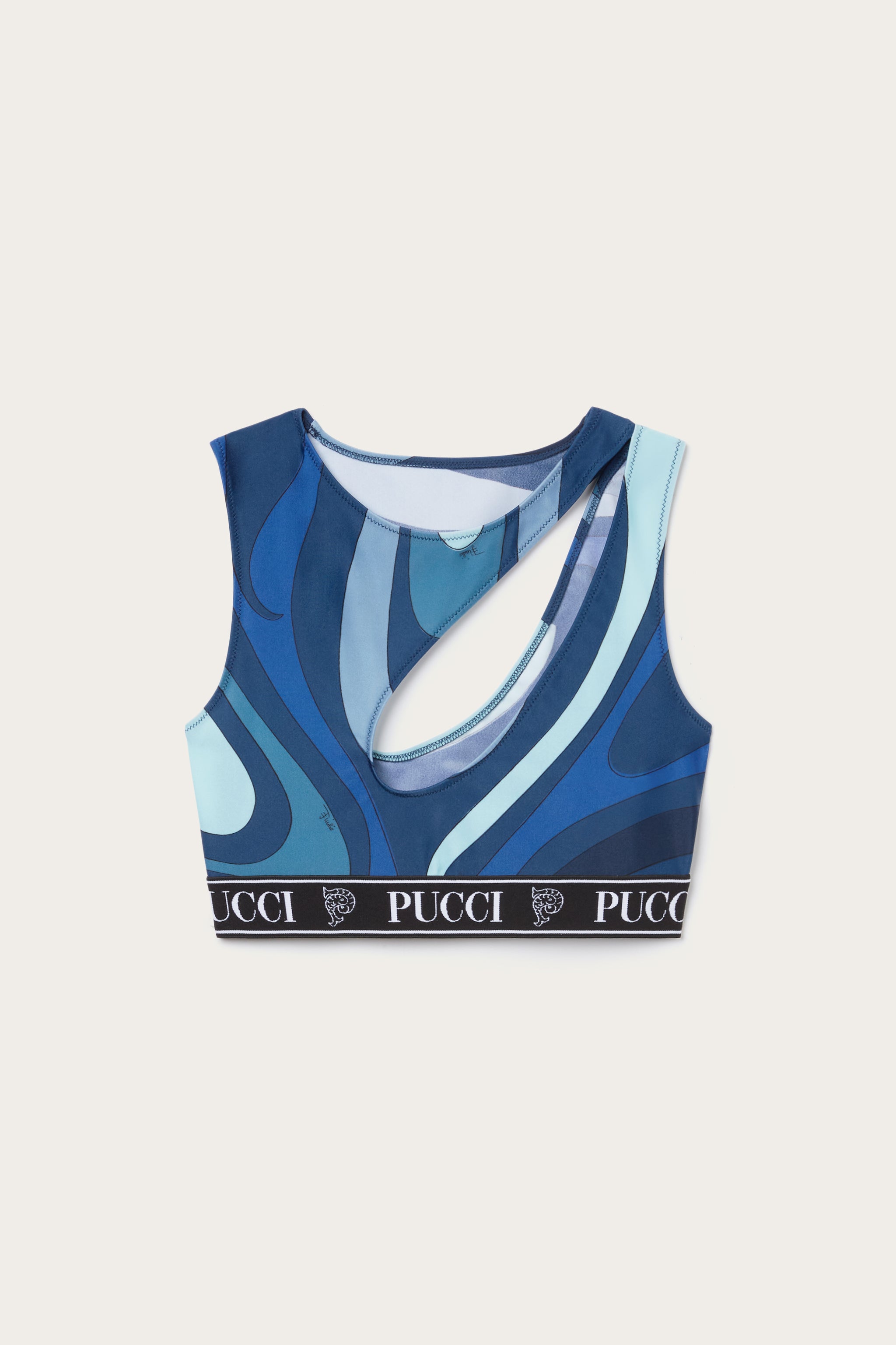 Pucci + Marmo-Print Crop Top