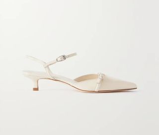 Aeyde + Melia Leather Point-Toe Pumps
