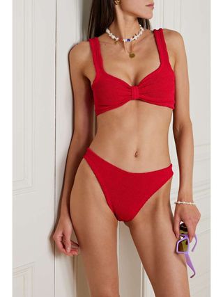 Hunza G + Bonnie Seersucker Bikini